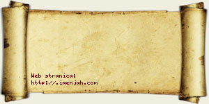 Anđela Jović vizit kartica